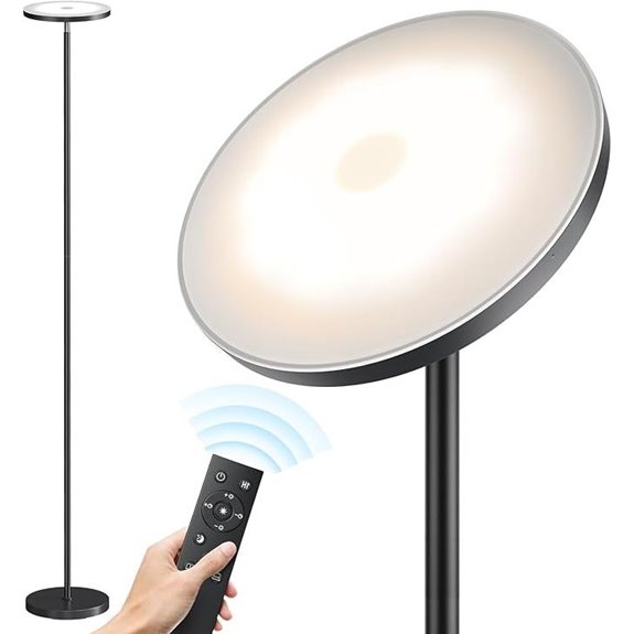 SUNMORY 69 Dimmable LED Floor Lamp with Remote