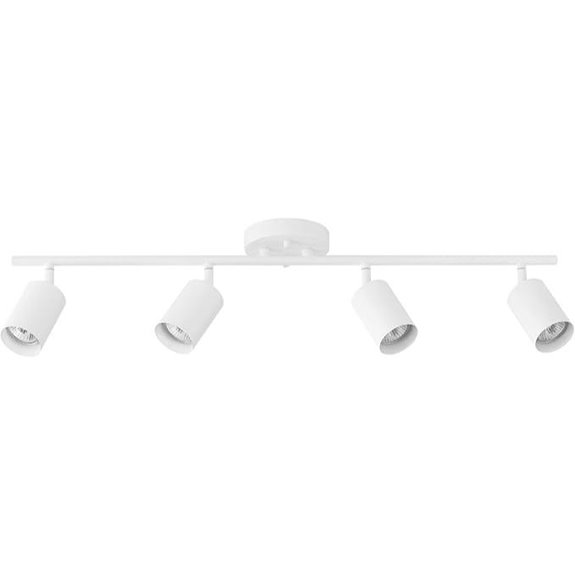 GLOBE 4-Light Adjustable Track Lighting Dimmable