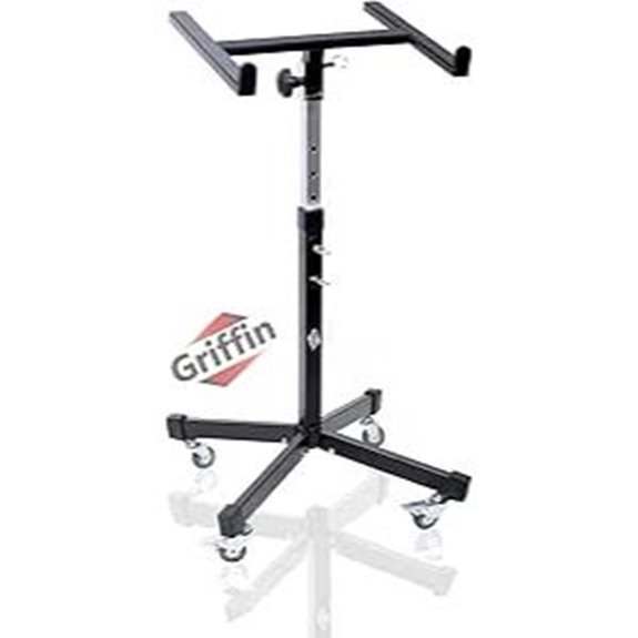 Griffin Rolling DJ Mixer Stand with Adjustable Height