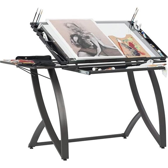 Futura Luxe Drafting Table with Adjustable Top