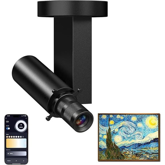 Glendan Adjustable LED Picture Light with Smart Control
