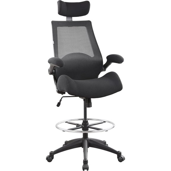 BOLISS Adjustable Drafting Office Chair with Lumbar Support