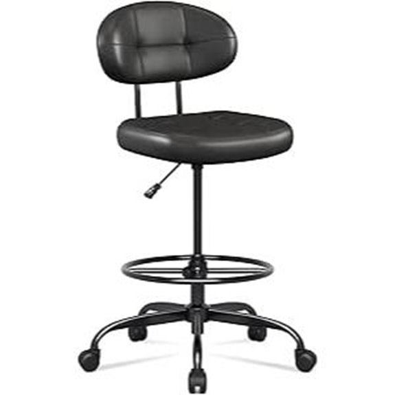 Misolant Adjustable Drafting Office Chair with Footrest
