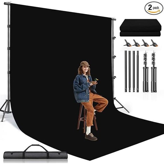 adjustable photo backdrop kit