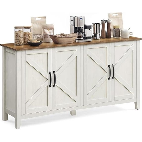 VASAGLE LIRY Storage Cabinet with Adjustable Shelves