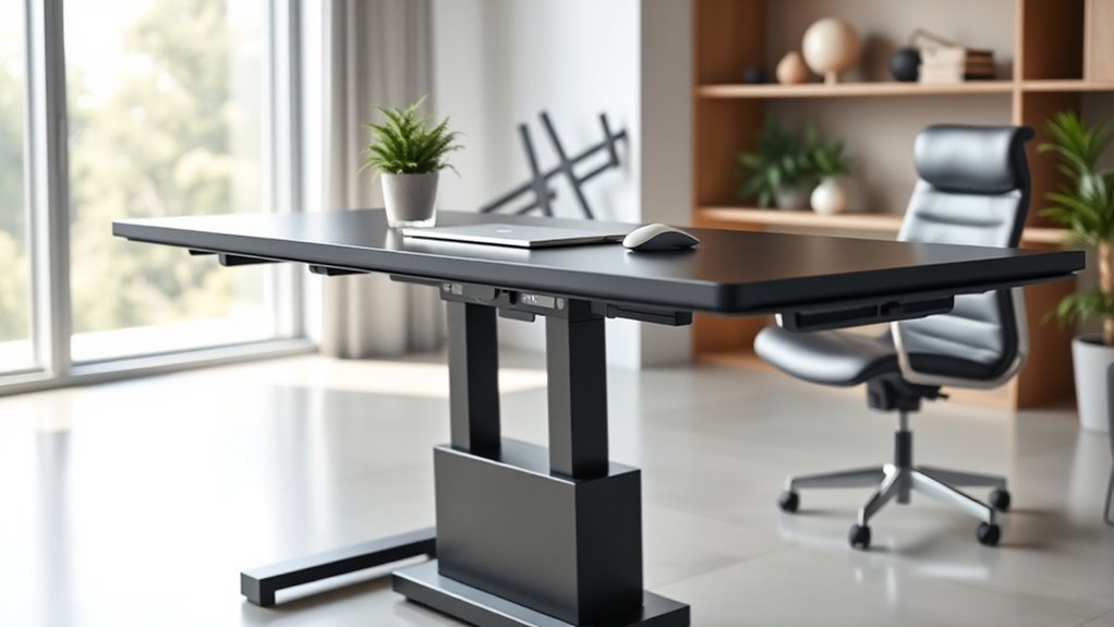 adjustable stable quiet space efficient