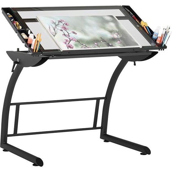 SD Studio Designs Triflex Drawing Table Adjustable Desk