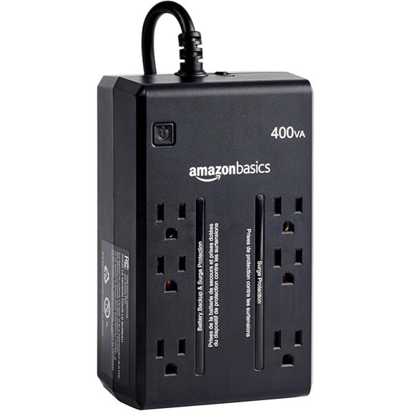 Amazon Basics UPS Battery Backup and Surge Protector