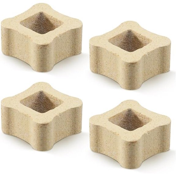 Tuanse 4 Pack Alumina Kiln Posts for High Temp
