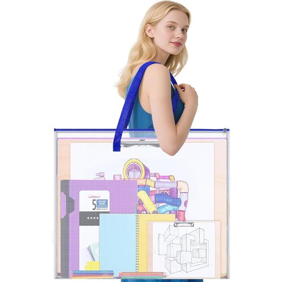 Bulletin Board Storage Bag for Artwork and Posters