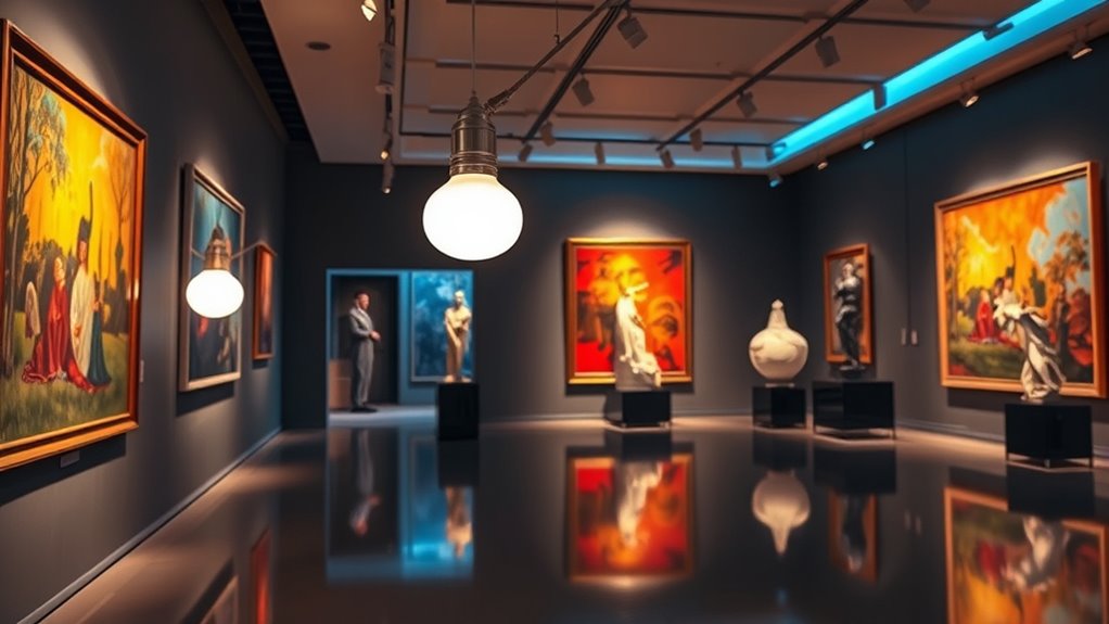 art lighting bulb features