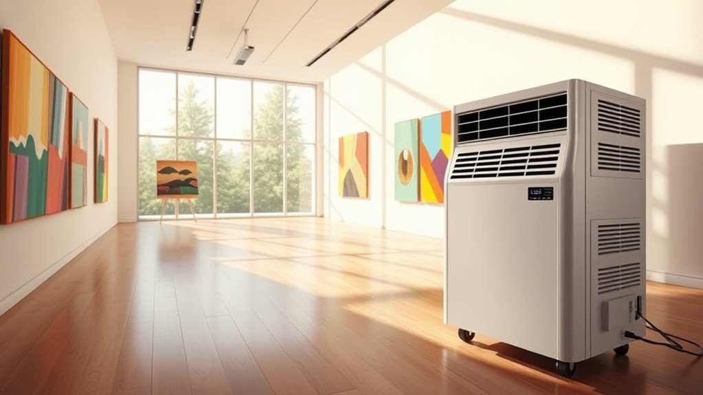 art room dehumidifier factors