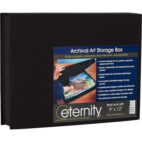 HG Concepts Art Storage Box for Artwork and Photos