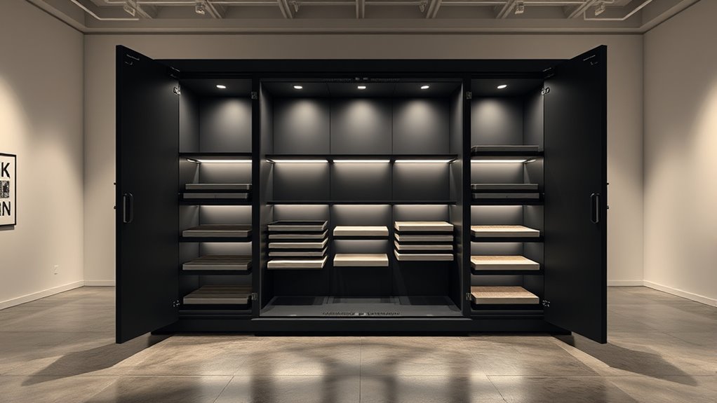 art storage cabinet considerations