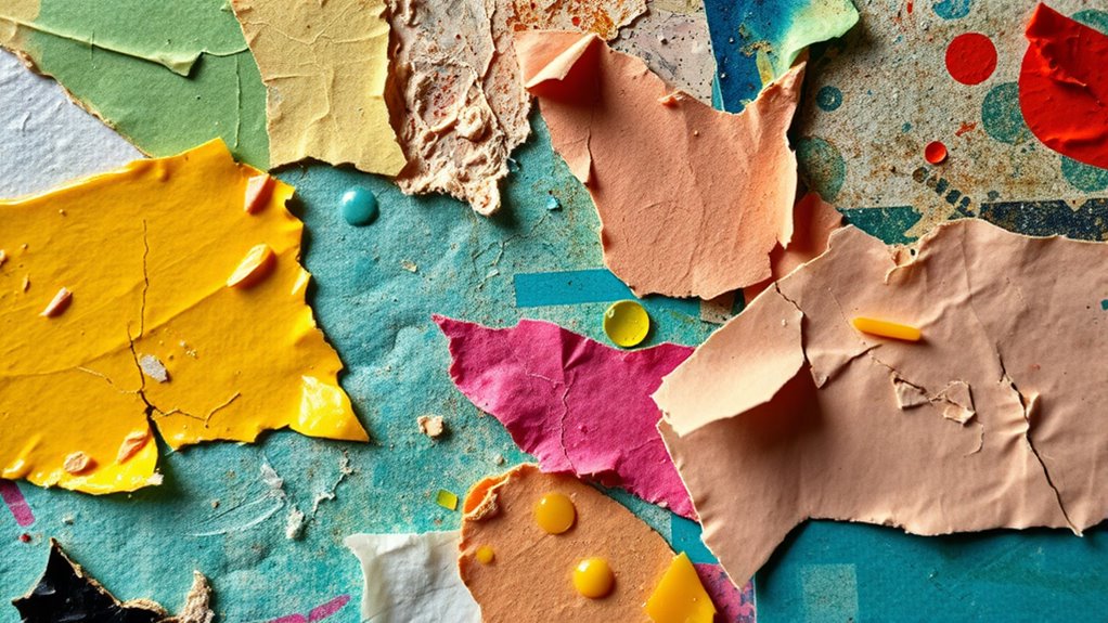 artists adhesive material choices