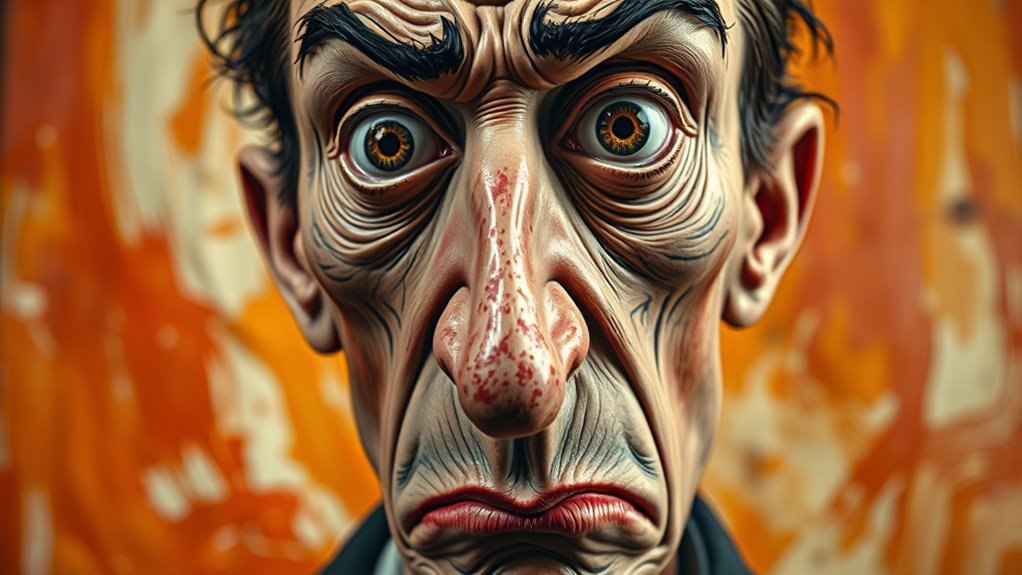 artists emotional distortion techniques