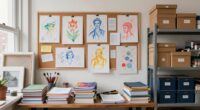 artists organize and preserve work