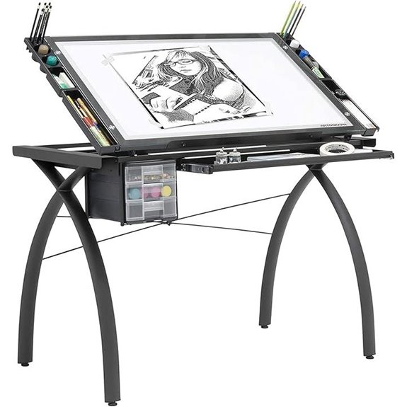 Artograph Futura Light Tracing Table with Storage