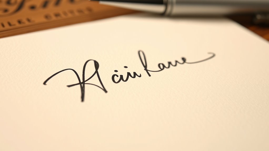 authentic signatures show subtle variations