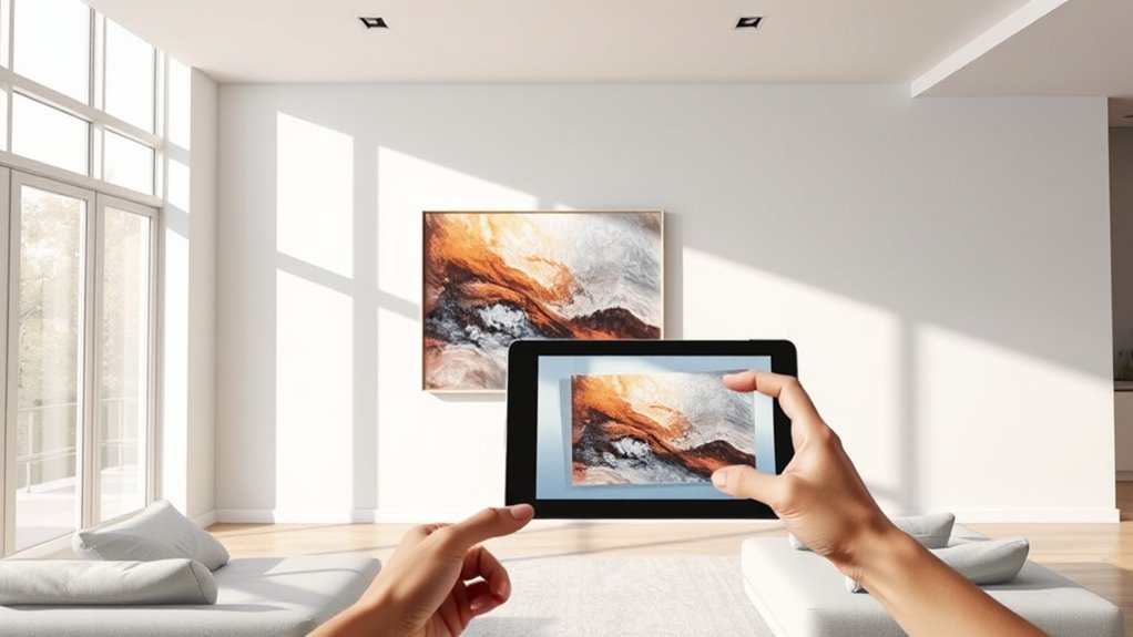 balance art with space