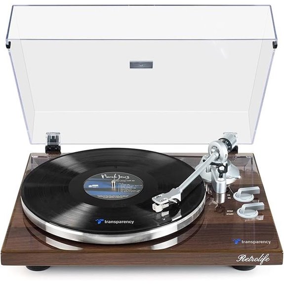 Turntables Belt-Drive Vinyl Record Player with USB