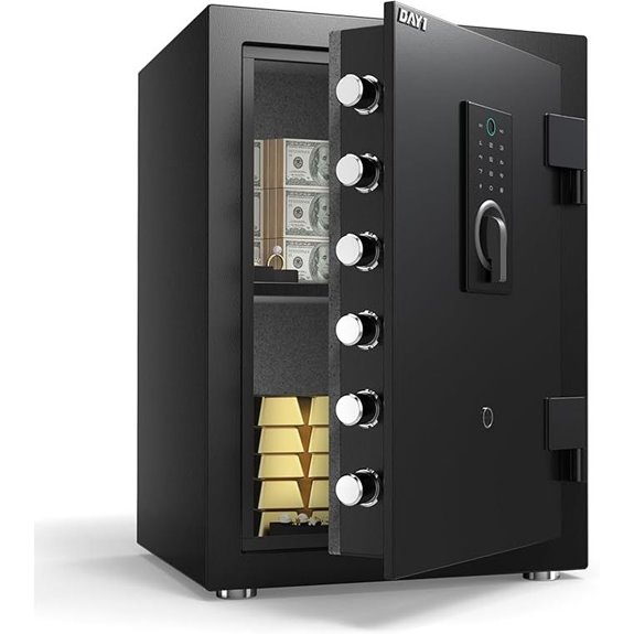 DAYI Fireproof Safe with Biometric and Digital Lock