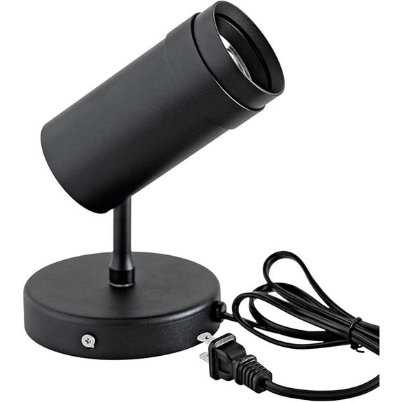 Black 9W LED Spotlight with Adjustable Beam