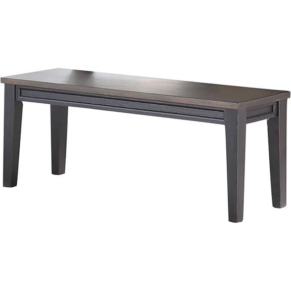 Steve Silver Raven Noir Bench