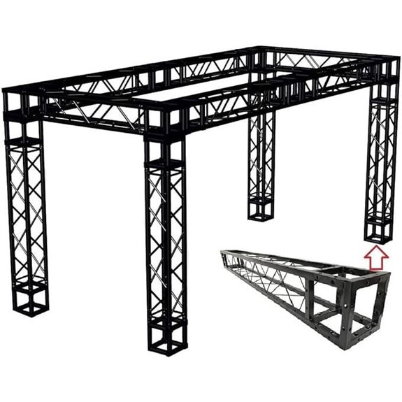 black truss booth kit