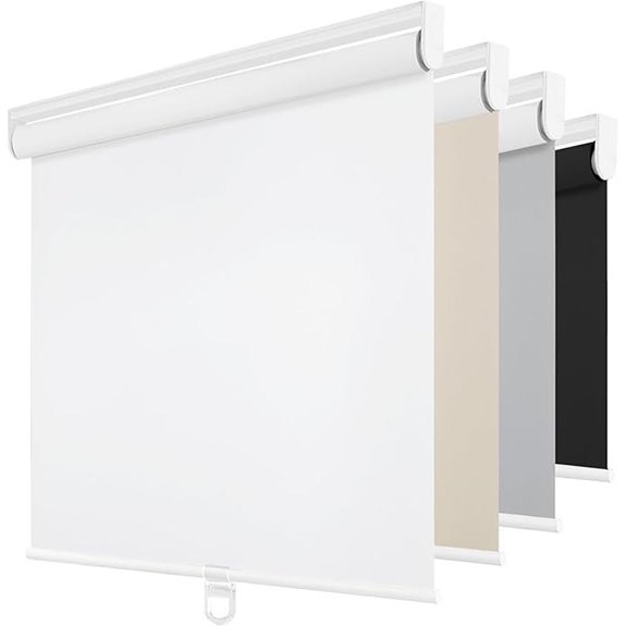 ChrisDowa Blackout Roller Shades for Windows