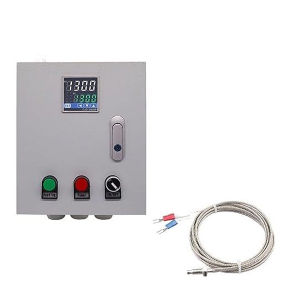 Pottery Electric Kiln Furnace Temperature Controller (Blue)
