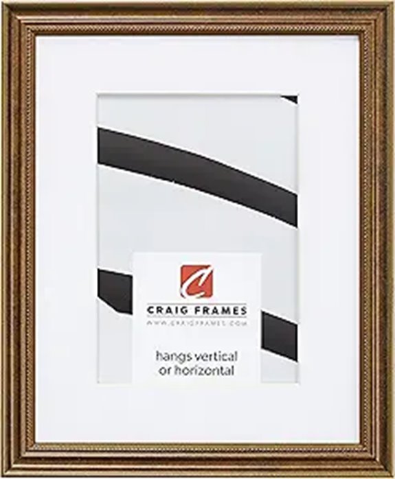 Craig Ornate Bronze Picture Frame for 18x24 Photo