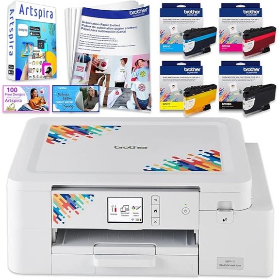 Brother SP-1 Sublimation Printer Kit with Ink & Software
