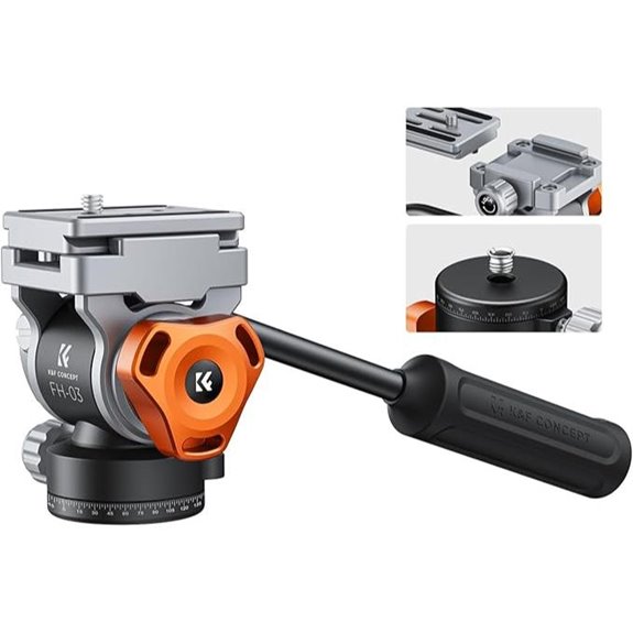 K&F CONCEPT Fluid Head for Camera Stability