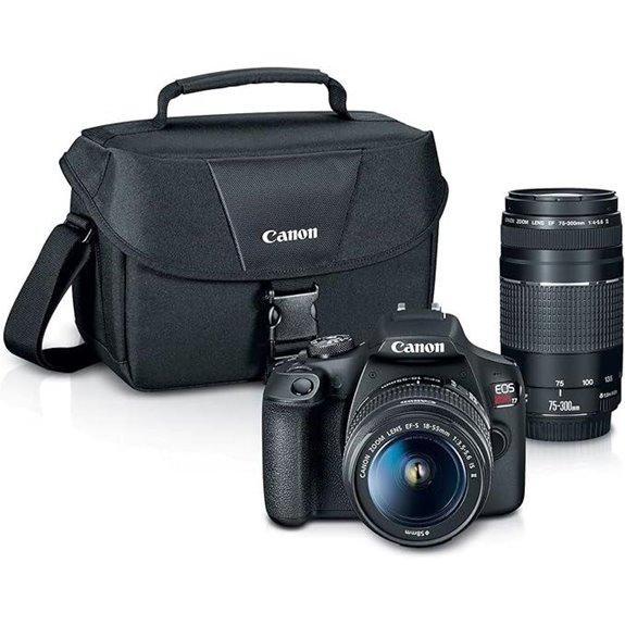 Canon EOS Rebel T7 DSLR Camera 2-Lens Kit