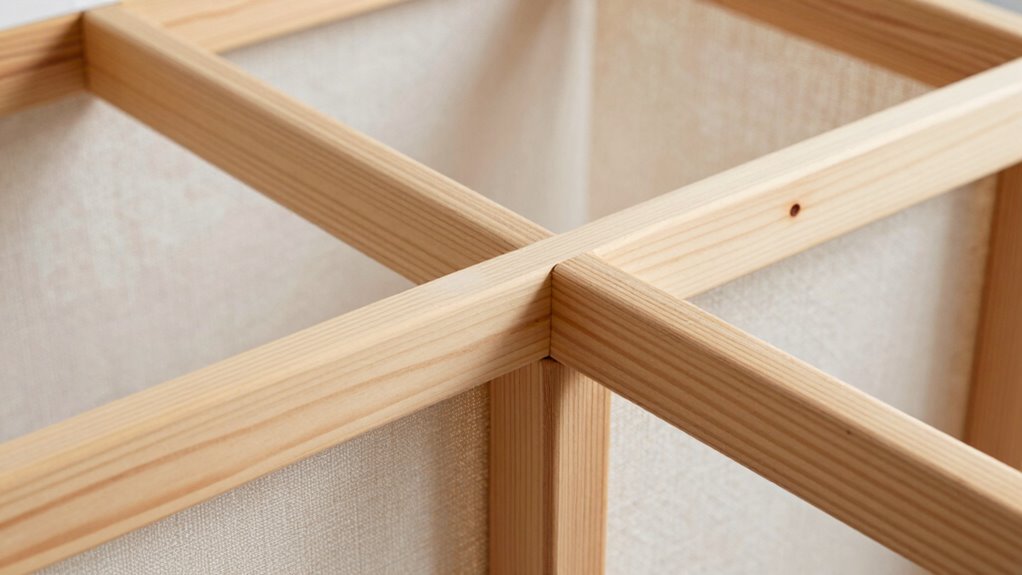 canvas frame support material