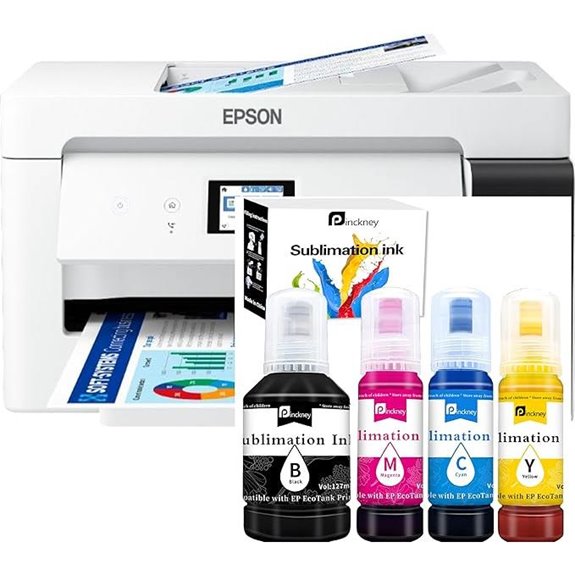 Pinckney Cartridge-Free Wide Format Sublimation Printer Bundle