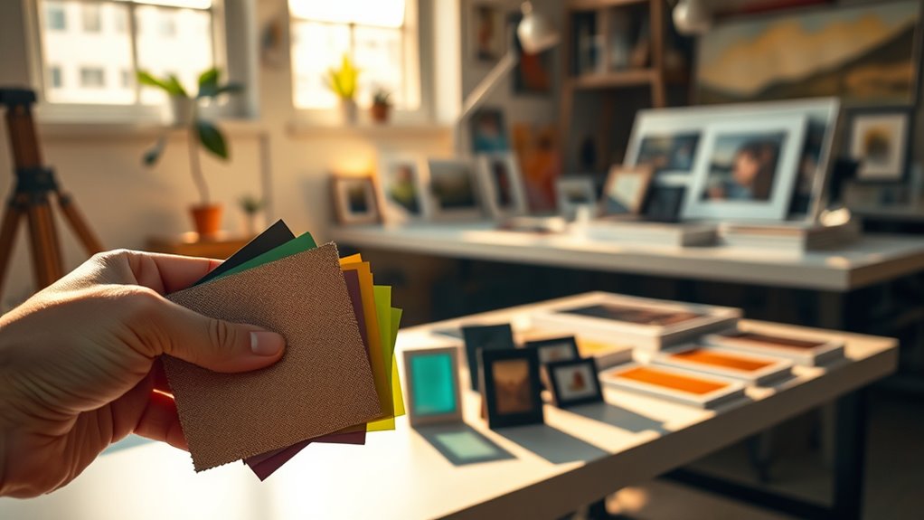 choose materials and presentation