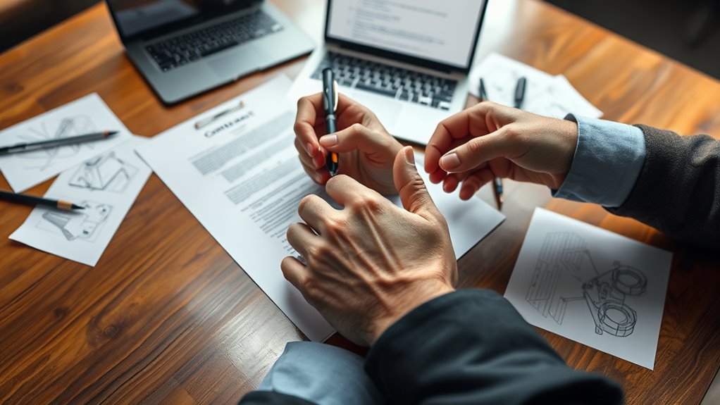 clarify rights before signing