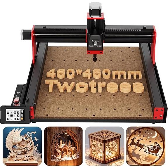 Twotrees TTC450 Pro CNC Router with Touch Screen