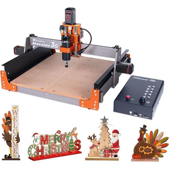 FoxAlien Masuter 3S CNC Router with Spindle and Stepper