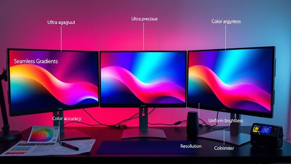 color accuracy and coverage