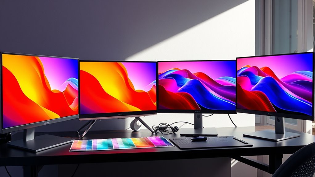 color accuracy and features