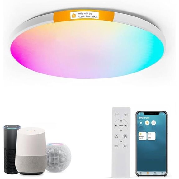 HomeKit RGBWC Color Changing Ceiling Light