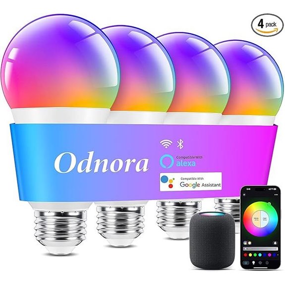 Color Changing Smart Light Bulbs with Alexa & Google