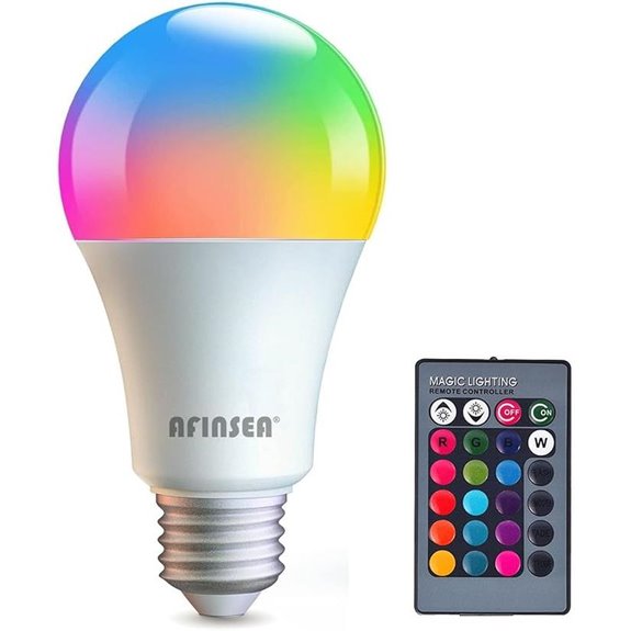 RGB Color Changing LED Bulbs 16 Colors Dimmable