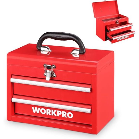 WORKPRO Portable Mini Tool Box with Drawers