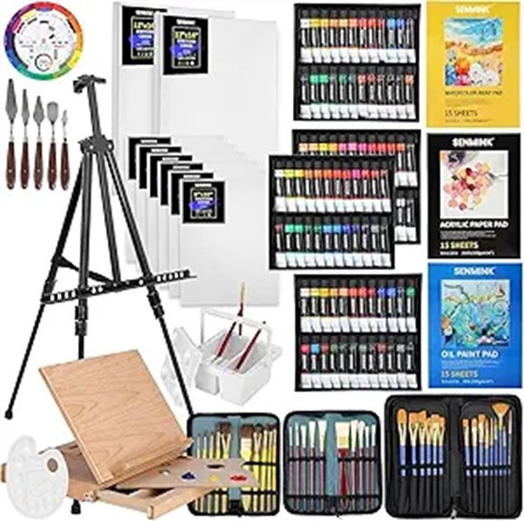 149-Piece Artist Painting Set with Easel and Paints