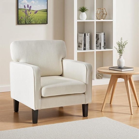 DUMOS Modern Accent Chair for Living Room