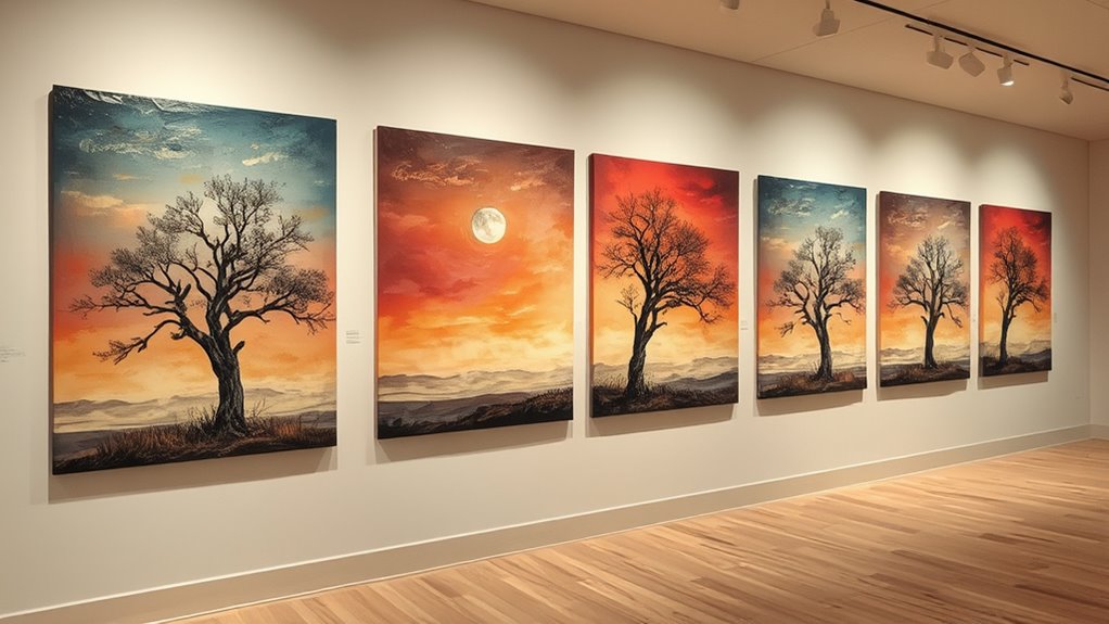 create cohesive narrative art